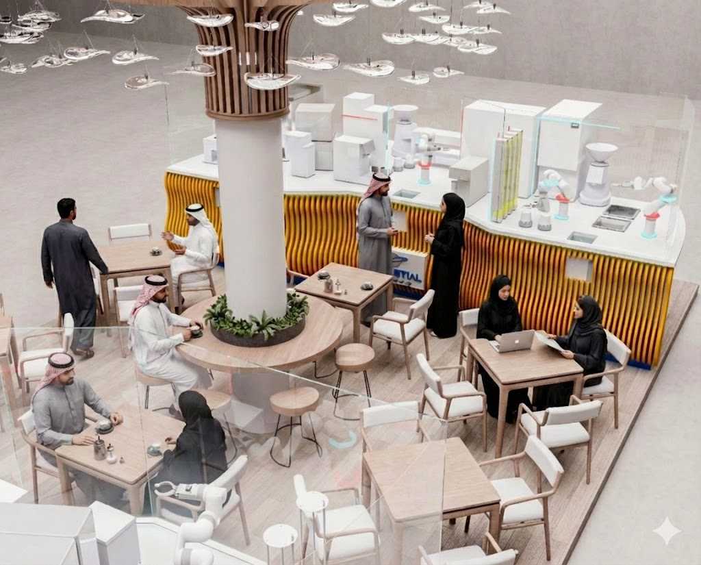 RoboCafé Automated Station with Robotic Arms